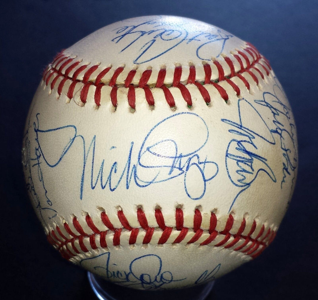 Philadelphia Phillies 1991 Team Signed ONL Baseball COA Murphy Dykstra Kruk etc Image 4
