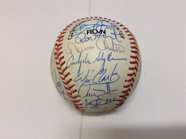 1992 All Star Game National League Team Signed Baseball 32 Bonds Gwynn Autos COA Image 5