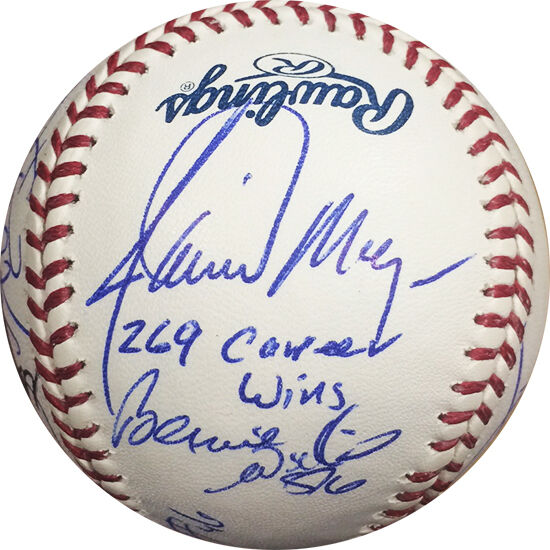 13 MLB Stars & Legends Signed Inscribed OML Baseball Bernie Williams Murphy COA Image 6