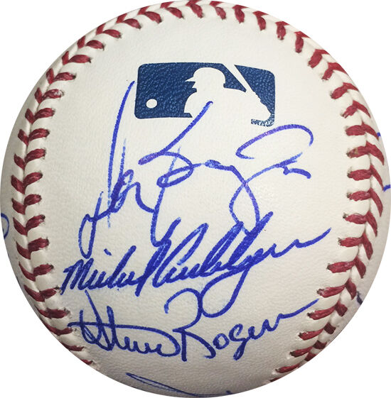 13 MLB Stars & Legends Signed Inscribed OML Baseball Bernie Williams Murphy COA Image 8
