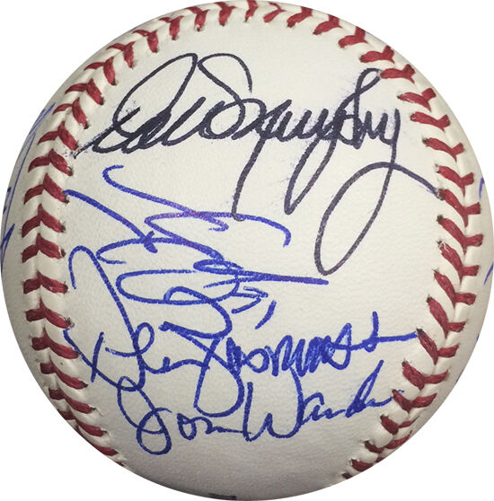 13 MLB Stars & Legends Signed Inscribed OML Baseball Bernie Williams Murphy COA Image 9