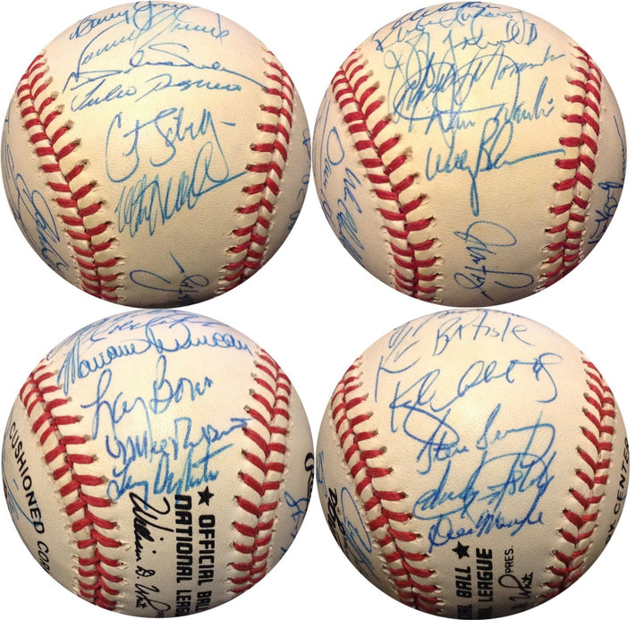 1992 Philadelphia Phillies Team Signed NL Baseball 31 Auto CURT Schilling COA Image 6