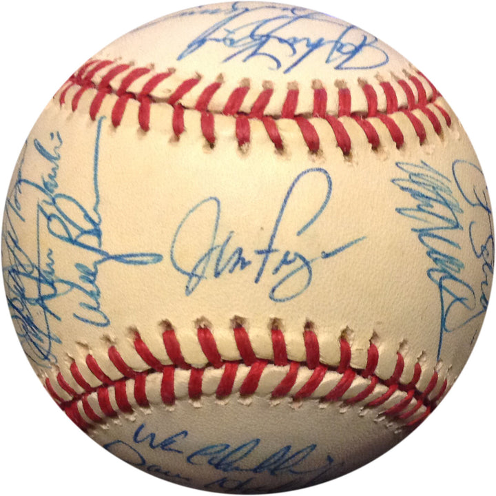 1992 Philadelphia Phillies Team Signed NL Baseball 31 Auto CURT Schilling COA Image 7