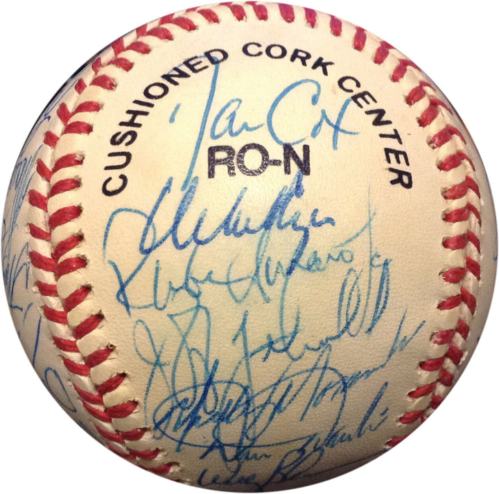 1992 Philadelphia Phillies Team Signed NL Baseball 31 Auto CURT Schilling COA Image 8
