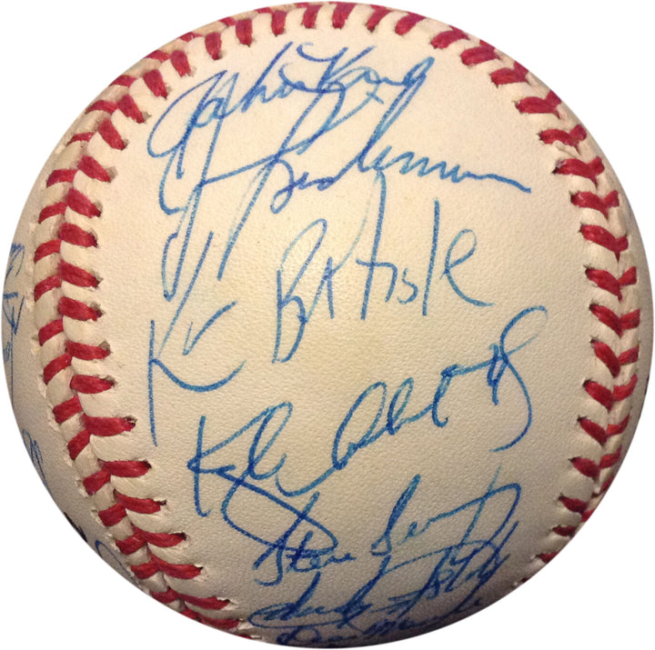 1992 Philadelphia Phillies Team Signed NL Baseball 31 Auto CURT Schilling COA Image 10
