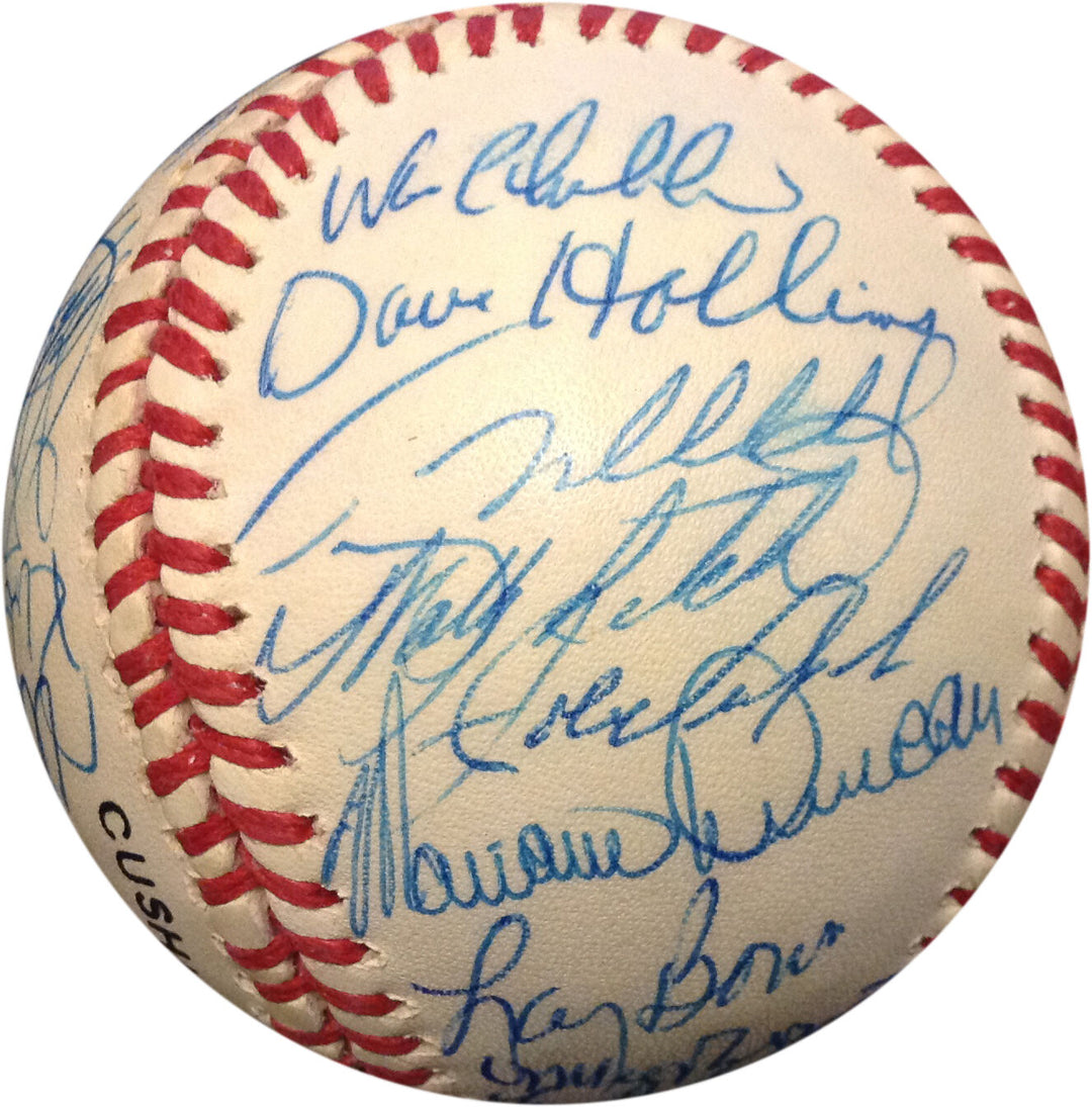 1992 Philadelphia Phillies Team Signed NL Baseball 31 Auto CURT Schilling COA Image 11