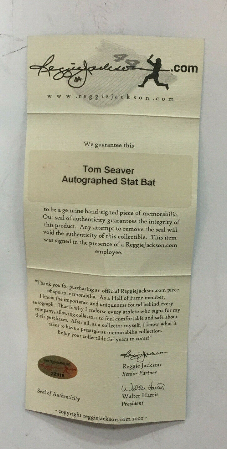 Tom Seaver Memorabilia, Tom Seaver Collectibles, Verified Signed Tom Seaver  Photos