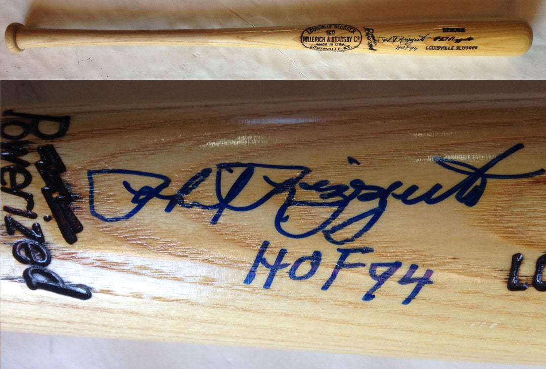 Phil Rizzuto Yankees signed Ls Game Model bat INS HOF 94 autograph CBM COA Image 4