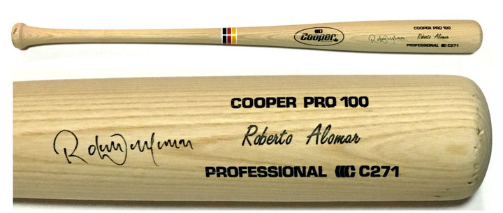 Roberto Alomar signed game issued Cooper C271 baseball bat autograph HOF CBM COA Image 3