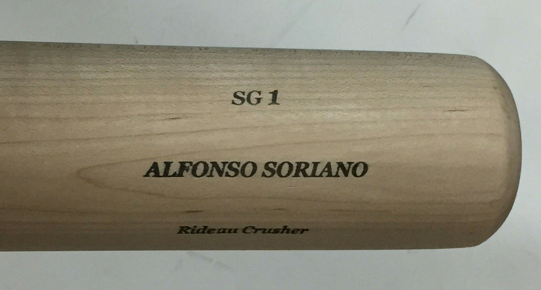 Alfonso Soriano Yankees signed rookie Game model Sam Bat Mint Autograph COA Image 5