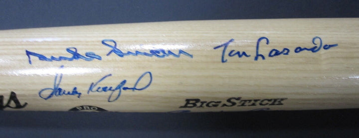 Brooklyn Dodgers hof Signed Bat Sandy Koufax Snider Lasorda Reese 5 Auto JSA coa Image 3