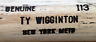 Ty Wigginton Signed Auto Game Used New York Mets Bat  Image 6