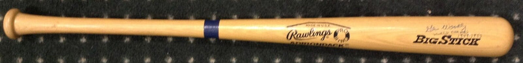 Gene Woodling NY Yankees Signed Bat Insc World Champs 1949-1953 CBM HOLO & COA Image 4