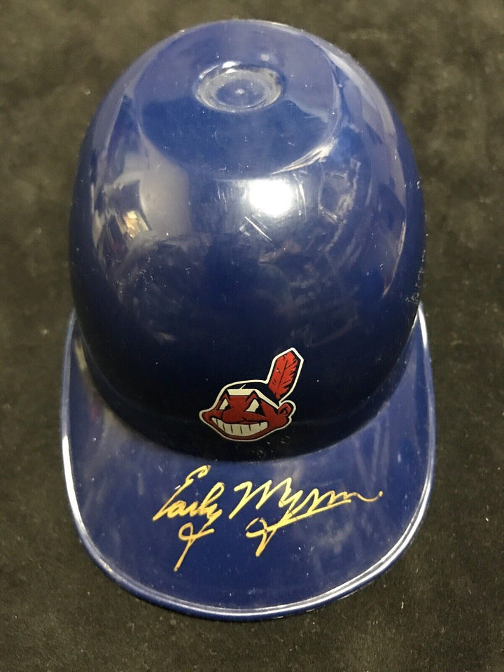 Early Wynn signed Baseball 5 3/4" Mini Helmet Indians CY Young HOF Auto Cbm Coa Image 4