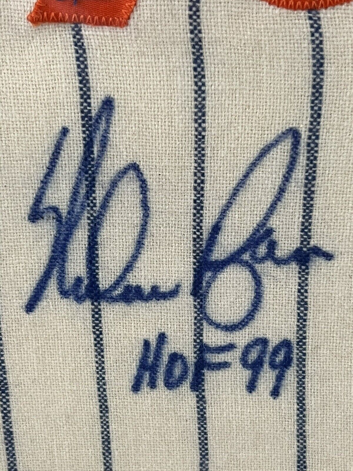 Nolan Ryan NY Mets 1969 Signed HOF 99 Auto M& Ness Jersey Framed