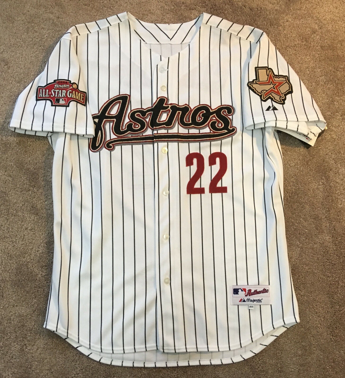 Roger Clemens Autographed Houston Astros 05 WS Jersey Inscribed Cy