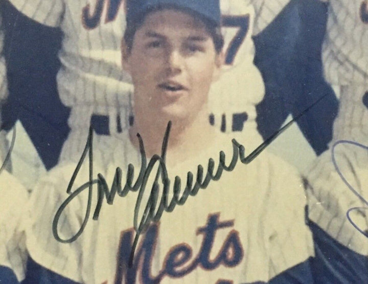 1969 NY Mets WS Champs team signed 16x20 photo 26 auto Nolan Ryan Tom Seaver COA Image 9