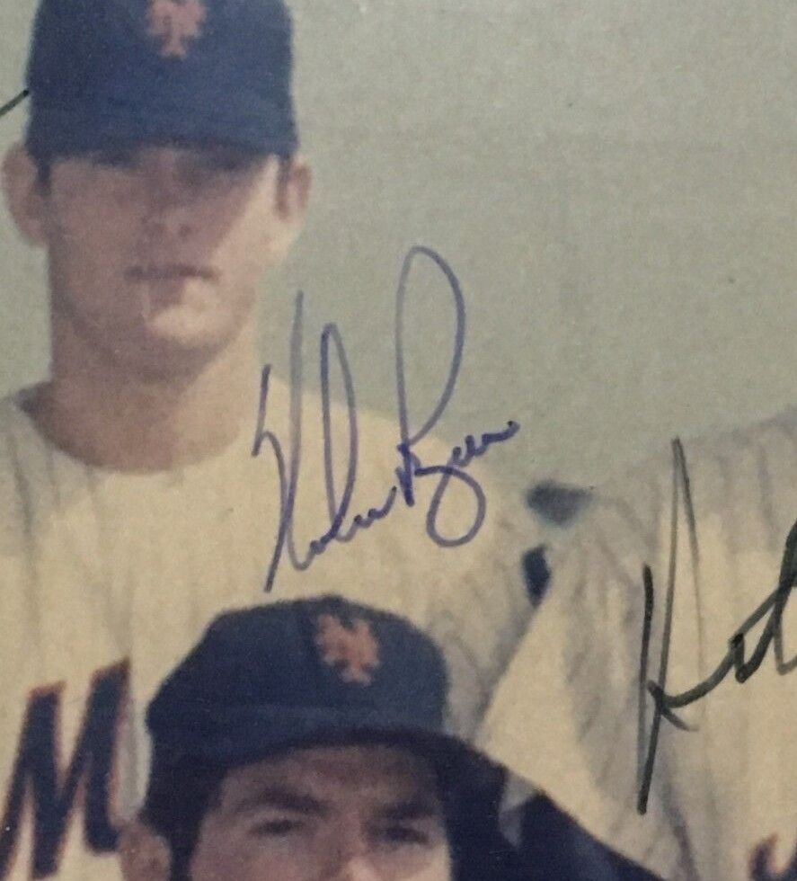 1969 NY Mets WS Champs team signed 16x20 photo 26 auto Nolan Ryan Tom Seaver COA Image 10