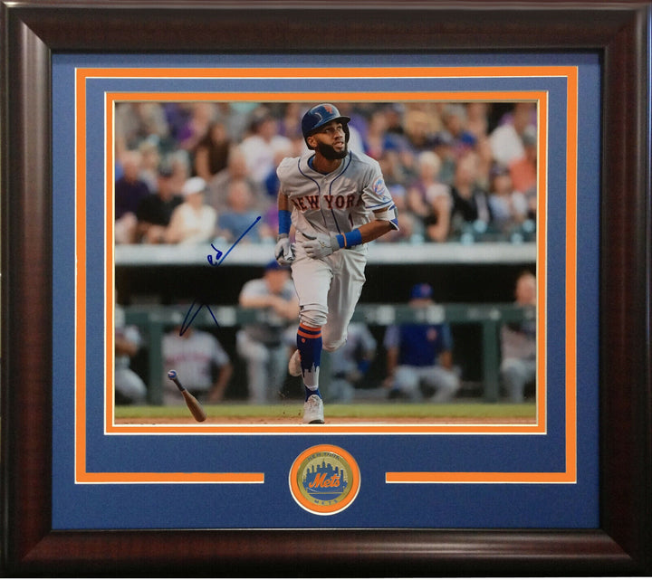 Amed Rosario signed 11x14 photo framed Mets coin Rookie Autograph CBM COA Image 1
