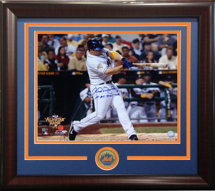 David Wright signed 16x20 photo ins 1st AS HR framed Mets coin auto MLB holo COA Image 1