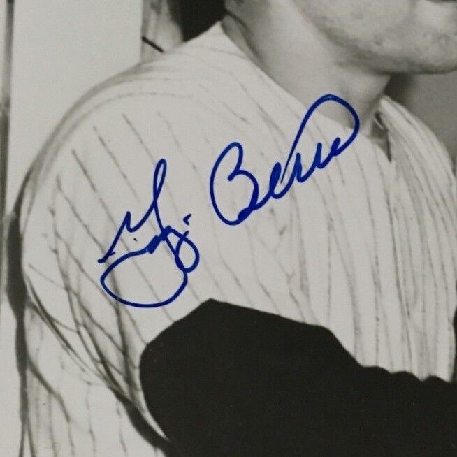 Yogi Berra Tommy Byrne Tom Heinrich signed 8x10 photo framed 3 mint auto JSA COA Image 2