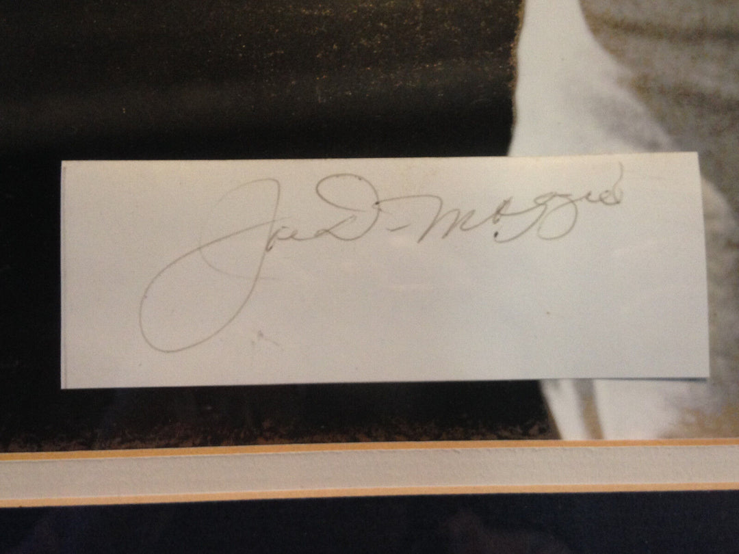 Joe DiMaggio Yankees Signed cut 16x20 VINTAGE ORIGINAL PHOTO Framed auto CBM COA Image 2