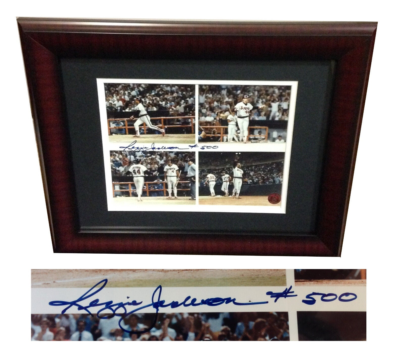 Reggie Jackson Autographed Signed Framed New York Yankees 