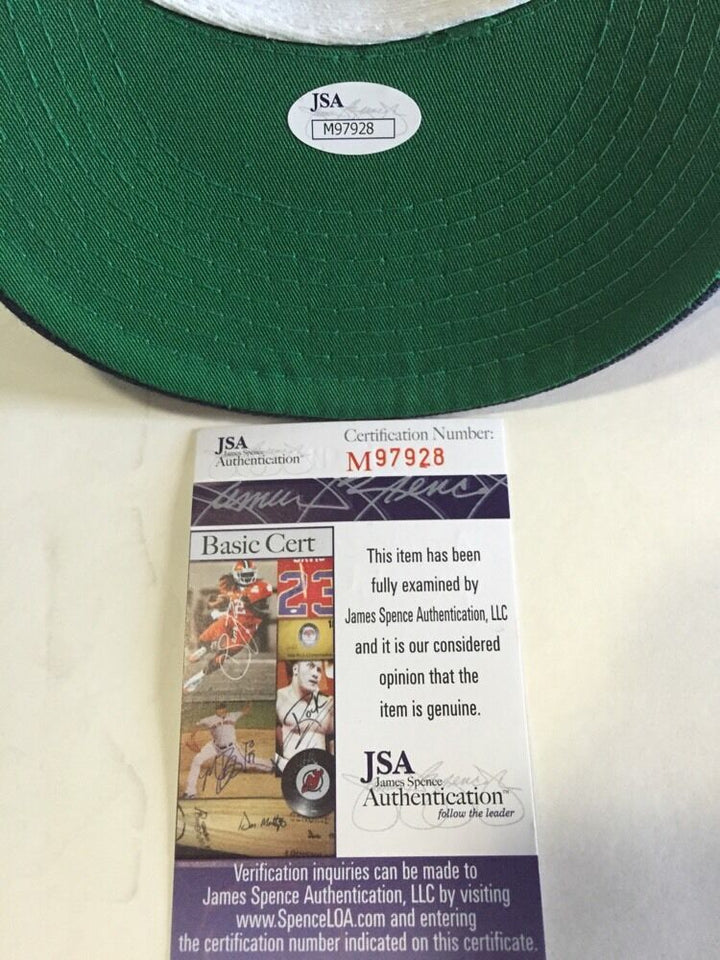 Yogi Berra Signed Official New Era hat Mint Autograph Jsa Coa Hof Yankees cap Image 4