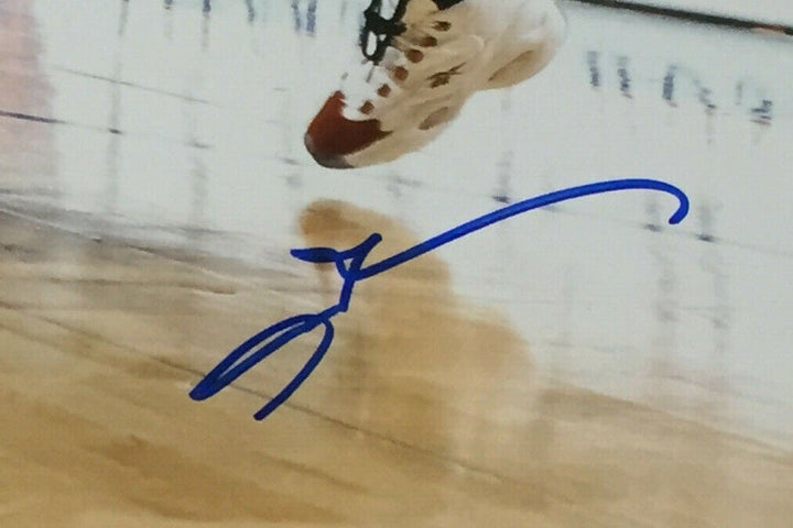 Allen Iverson signed 16x20 Michael Jordan photo framed autograph HOF JSA COA Image 2