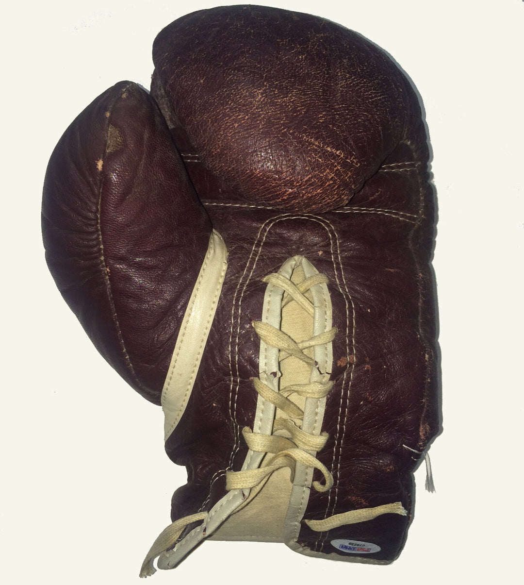 Muhammad Ali Signed Cassius Clay boxing glove Inscribed w/ Drawings 1/1 PSA auto Image 4