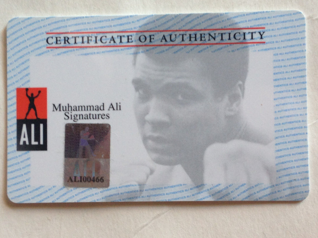 Muhammad Ali Cassius Clay Signed 20x24 photo framed auto PSA /DNA Ali holo COA Image 6