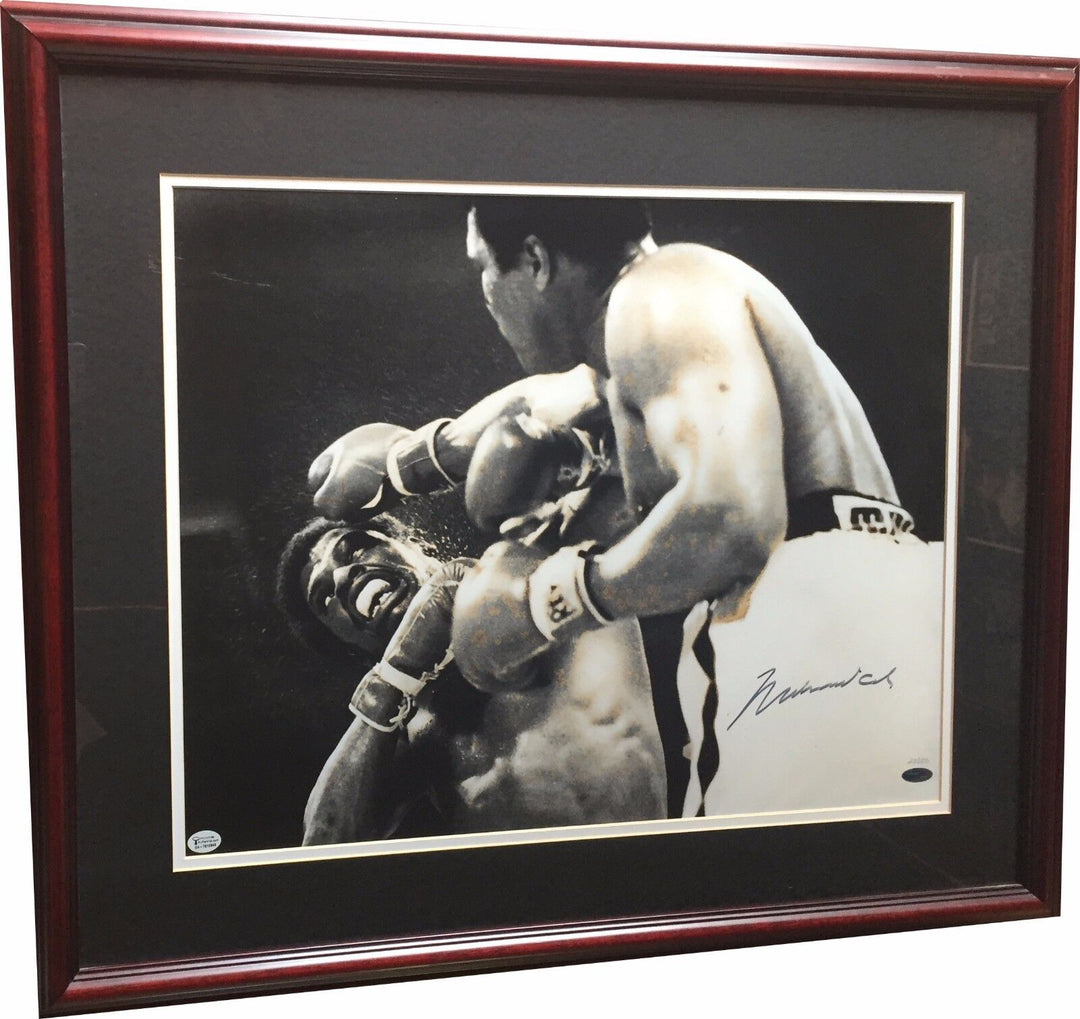 Muhammad Ali Signed 16x20 Framed Photo Vs. Spinks LE /50 Steiner COA Auto Image 1