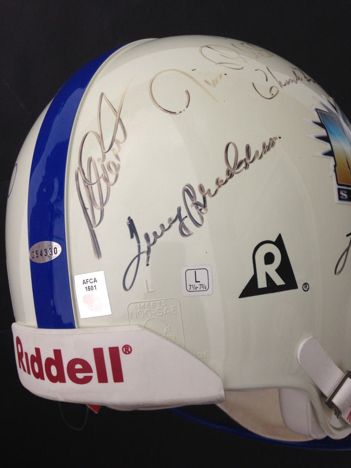 Super Bowl MVP signed ProLine helmet 23 auto Montana Rice Aikman E SMITH STEINER Image 2