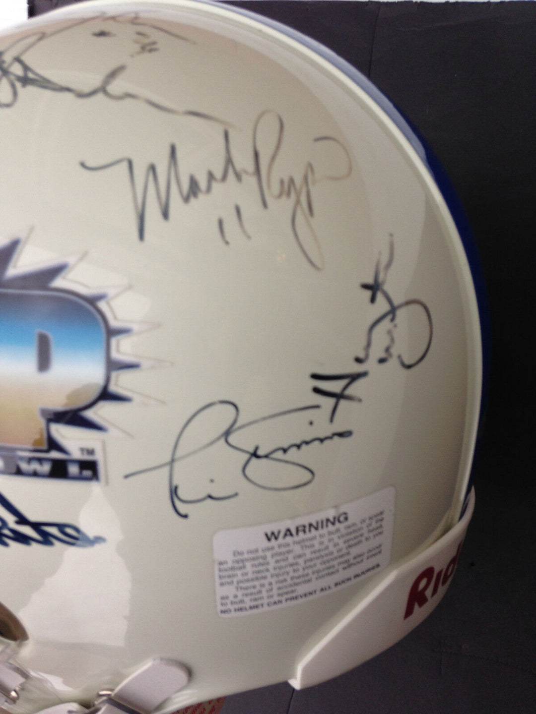 Super Bowl MVP signed ProLine helmet 23 auto Montana Rice Aikman E SMITH STEINER Image 4