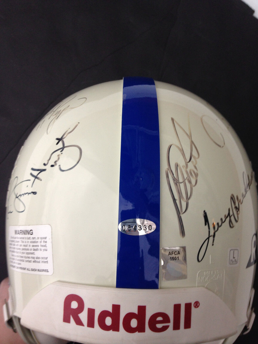 Super Bowl MVP signed ProLine helmet 23 auto Montana Rice Aikman E SMITH STEINER Image 5
