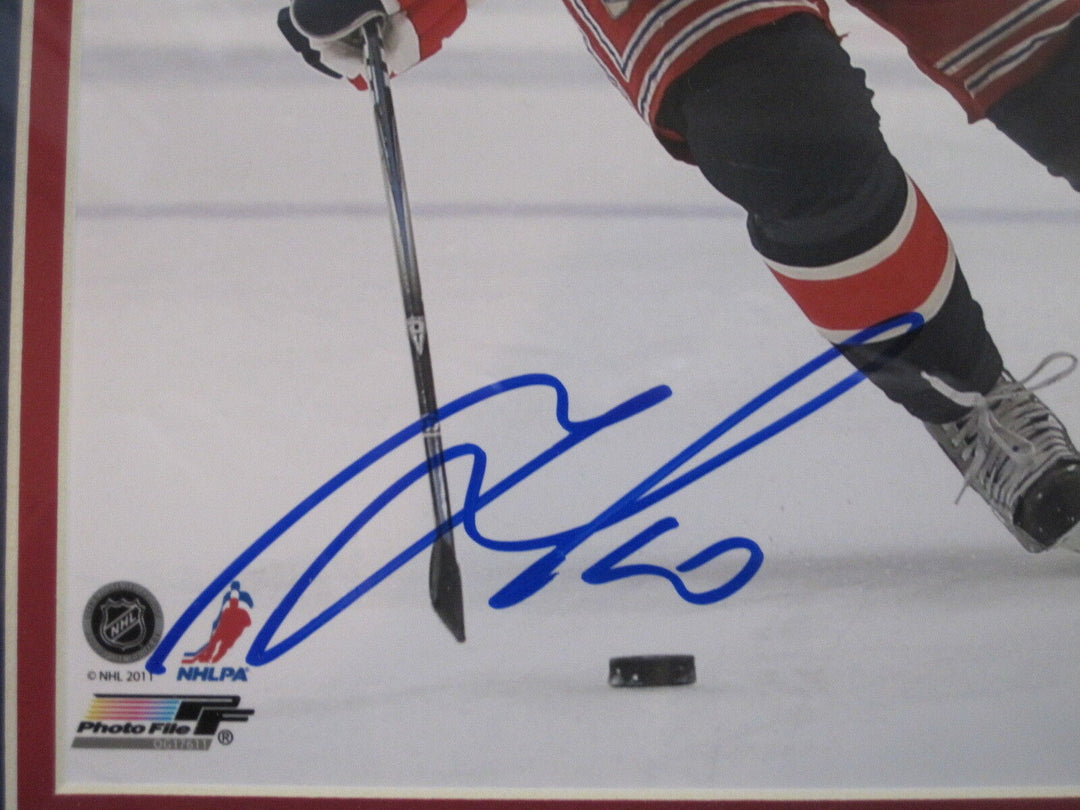 Marian Gaborik NY Rangers Signed Framed 8x10 Photo with Steiner cert Image 2
