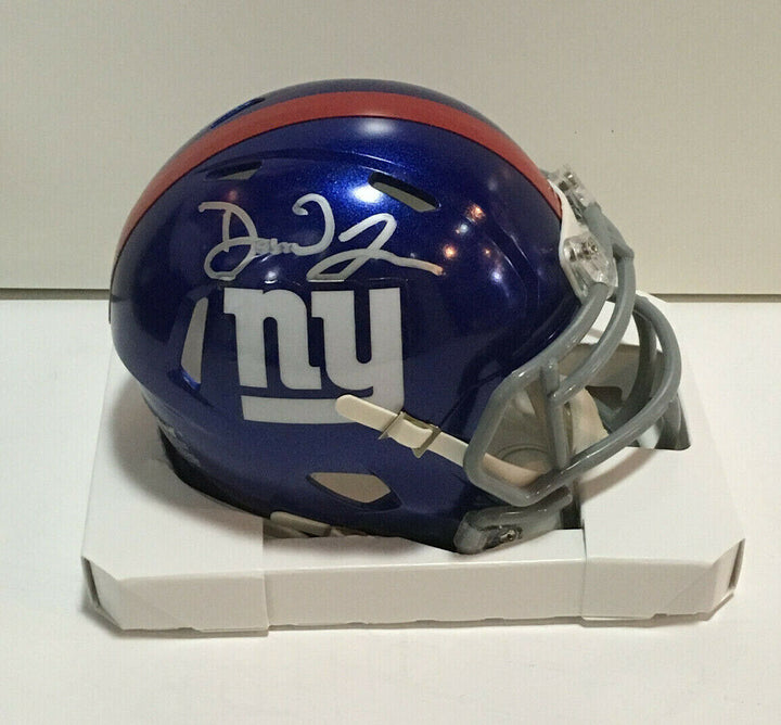 Daniel Jones signed Giants Speed Mini Helmet Rookie Autograph Fanatics COA Image 6