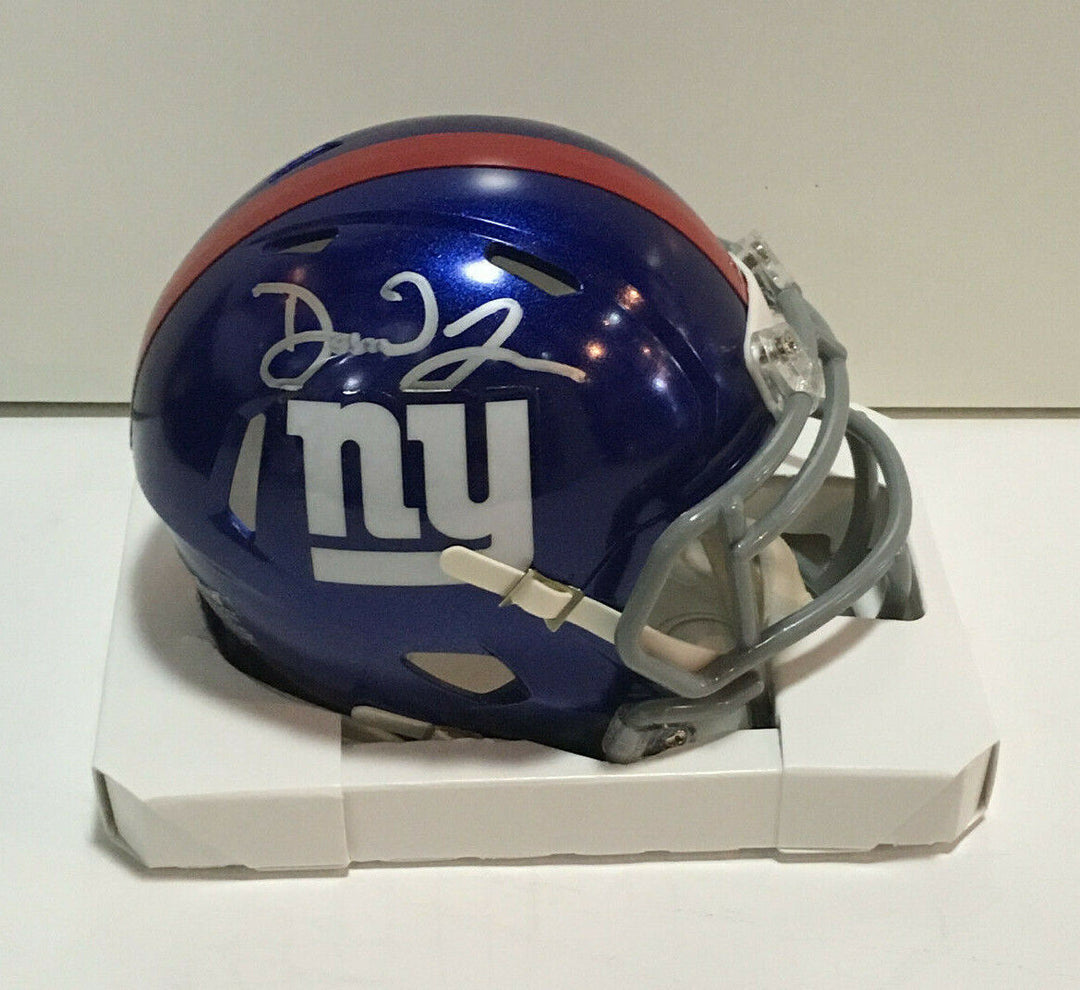 Daniel Jones signed Giants Speed Mini Helmet Rookie Autograph Fanatics COA Image 7