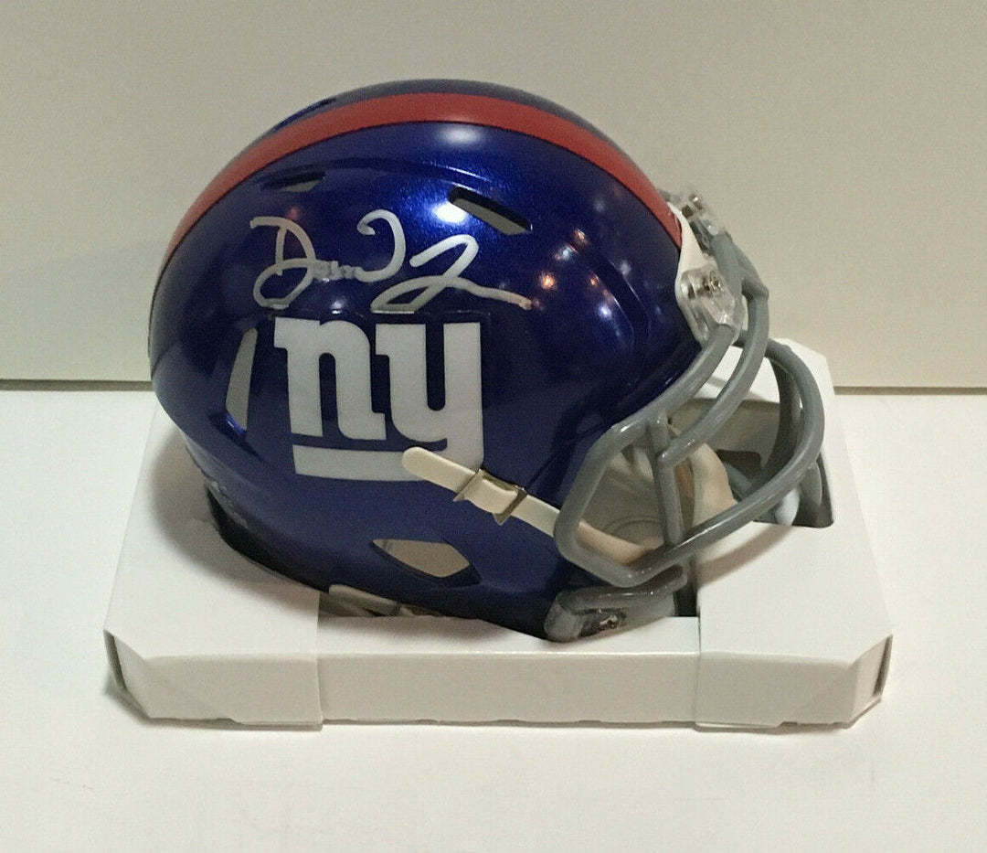 Daniel Jones signed Giants Speed Mini Helmet Rookie Autograph Fanatics COA Image 10