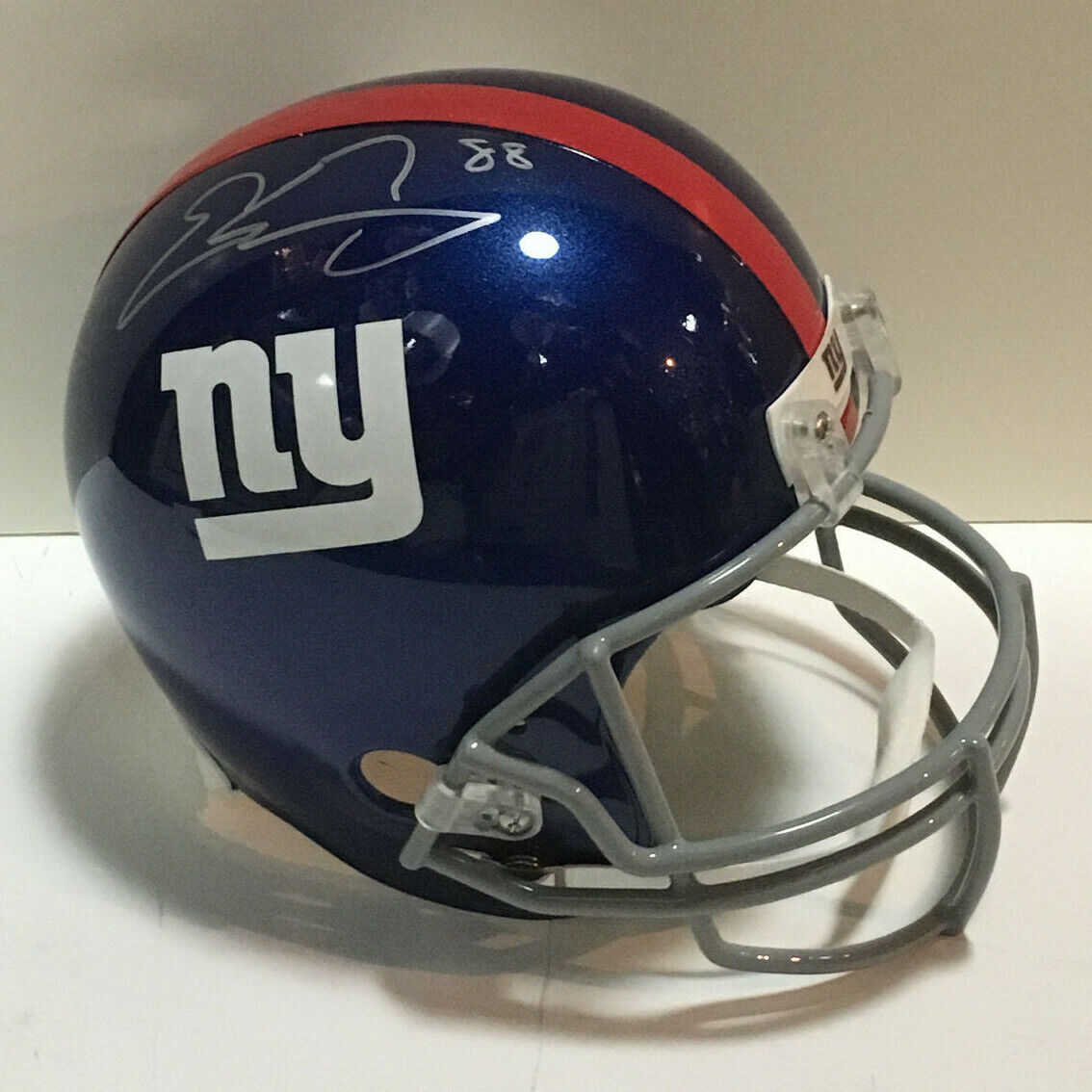 Evan Engram autographed mini good helmet