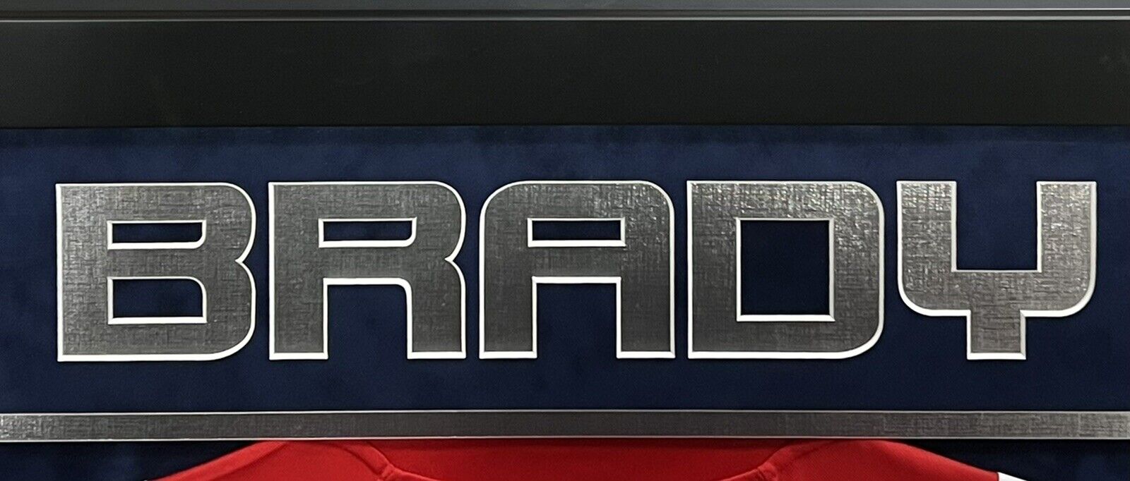 Tom Brady Signed Patriots Red Nike Throwback Jersey Framed SB MVP Auto  Steiner