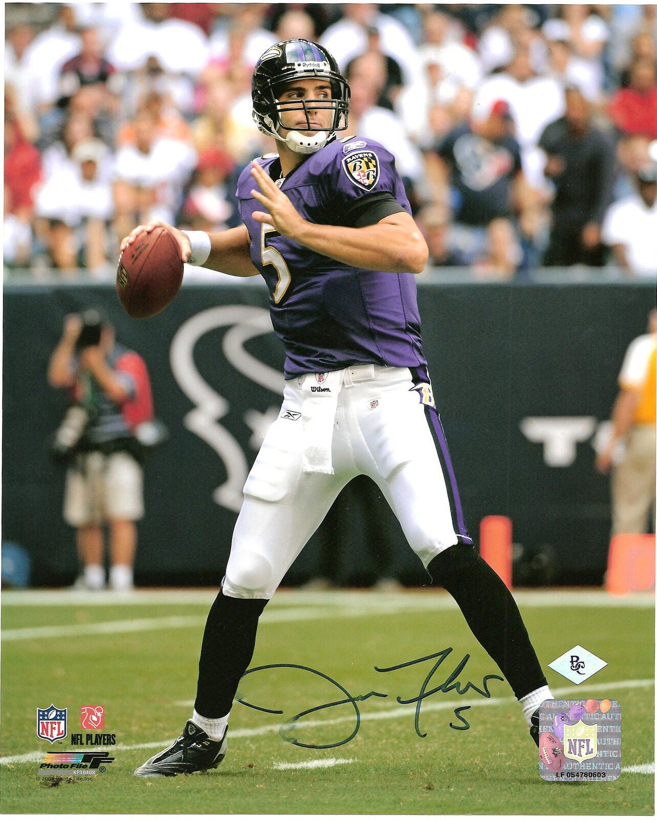 Steve McNair Signed Autographed Baltimore Ravens 16x20 Photo PSA LOA