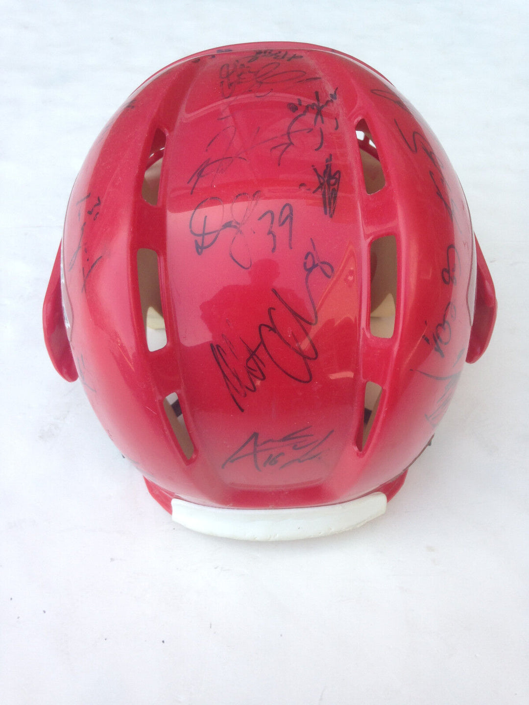 Carolina Hurricanes Stanley Cup signed 2005 06 game used helmet 24 auto CBM COA Image 3