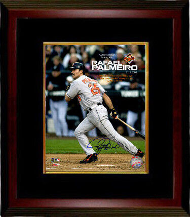 Rafael Palmeiro signed Baltimore Orioles 8x10 Photo Framed (3000th Career Hit) Image 1