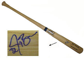 Jay Bruce signed Rawlings Blonde Big Stick Bat (Cincinnati Reds) Image 1