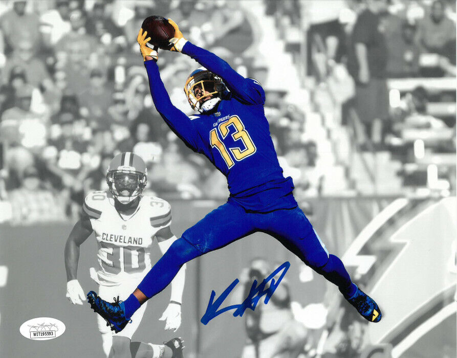 Keenan Allen signed Los Angeles/San Diego Chargers 8x10 Photo- JSA Witnessed Image 1