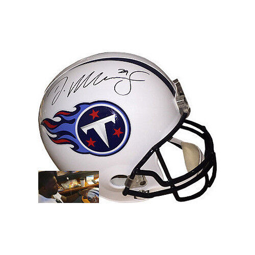 DeMarco Murray signed Titans Riddell Full Size Rep Helmet #29 - Murray Hologram Image 1