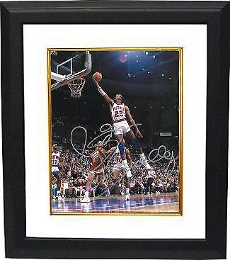 John Salley signed Detroit Pistons 8x10 Photo Custom Framed Image 1