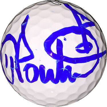 Ian Poulter signed Titleist Golf Ball (blue sig)- PGA Tour Hologram Image 1