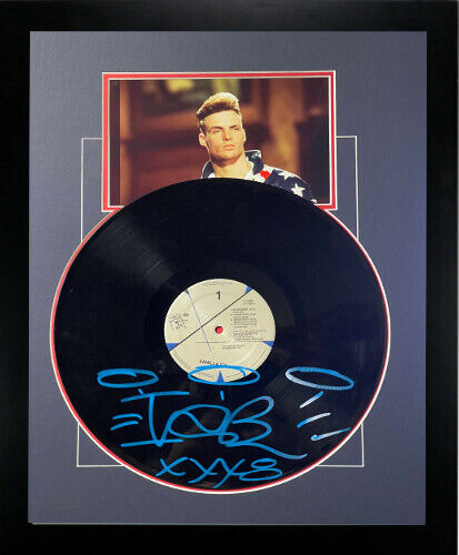Vanilla Ice signed 1990 Ice Ice Baby 12" Album/6x8 Photo/Sketch Framed 16x20-JSA Image 1